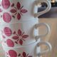 5 antique coffee cups