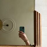 Wooden mirror 30s, 71x44 cm