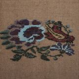 Vintage Turkish Oushak Handwoven Rug 52x409 cm