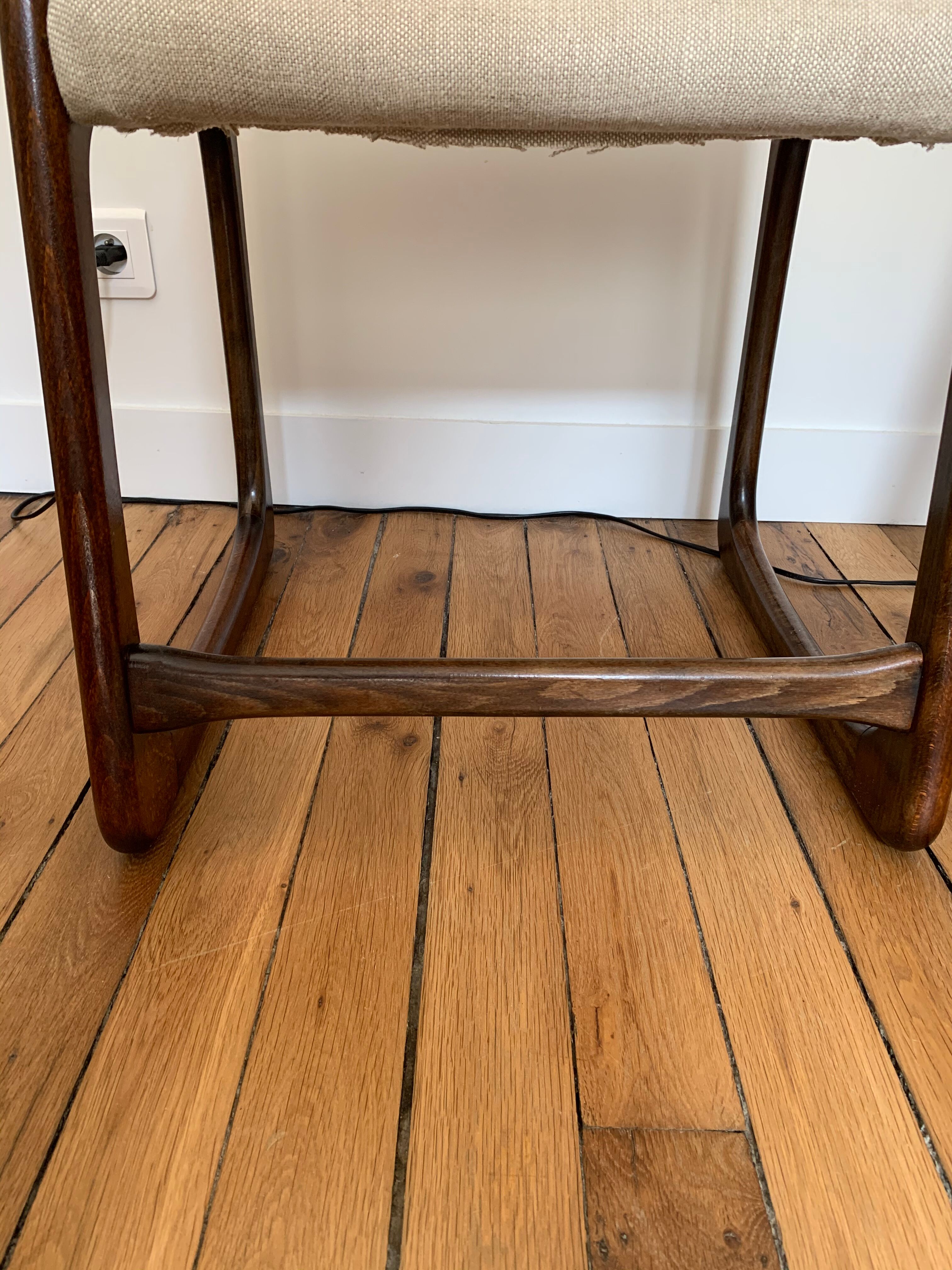 Chaise Baumann luge 1950