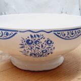 Salad bowl floral decoration early XX th