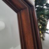 Octagonal wood mirror year 60