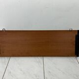 Vintage mid century modern wall coat rack