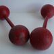 Set of Art deco Double Ball Dumbbels, 1930s.