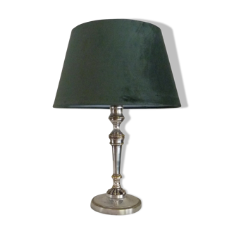 Silver metal Empire Lamp