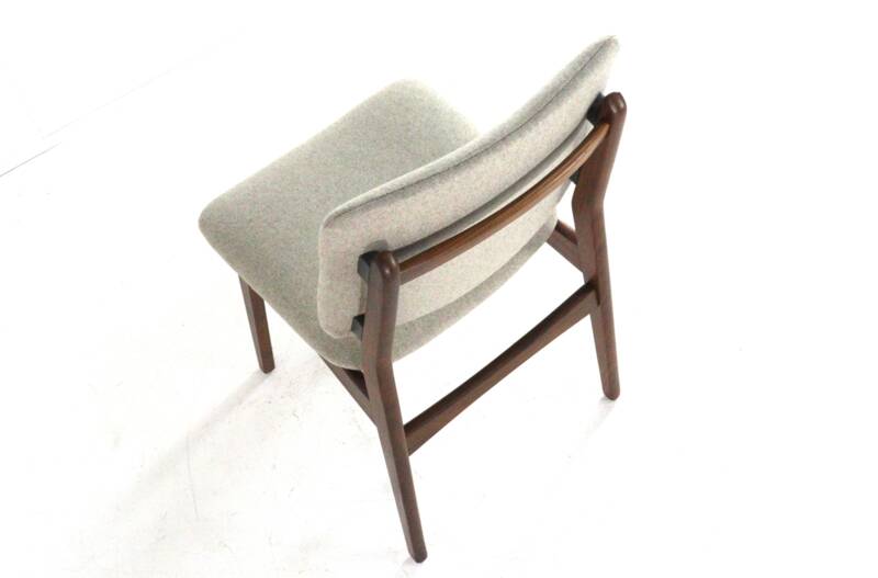 Set of 4 dining chairs 'Overpelt' - mid century dutch design in teak