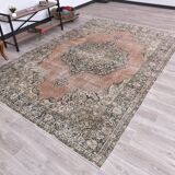 57s Red & Navy Blue Persian Rug 205x307Cm