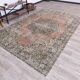 57s Red & Navy Blue Persian Rug 205x307Cm