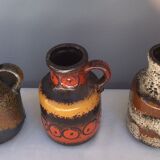 Set west Germany ceramic vases, 1960s
