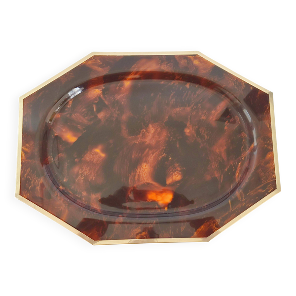 Plateau vintage en plexiglas 1970