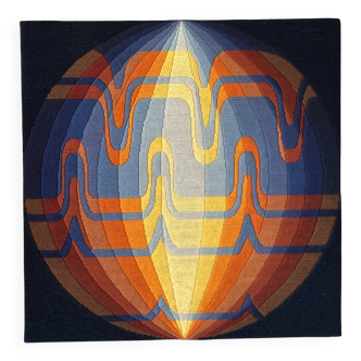 Tapisserie Space Age, années 70