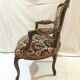 Louis xv style armchair in walnut