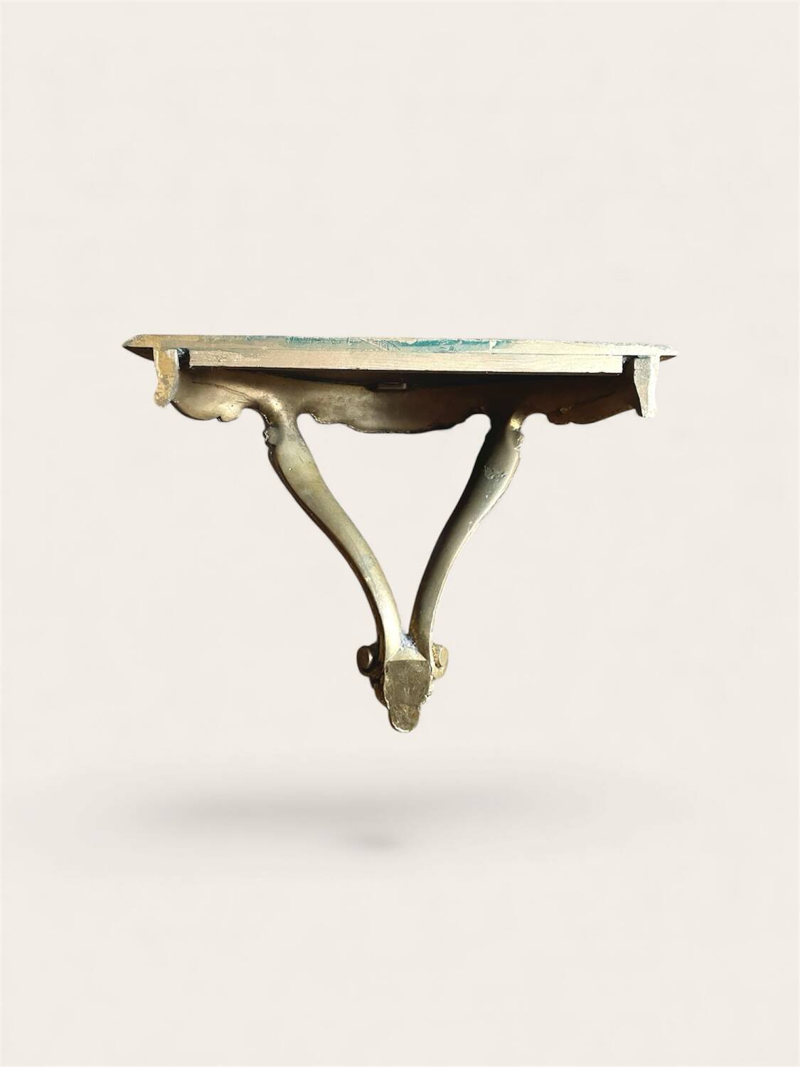 Console baroque bois doré vintage