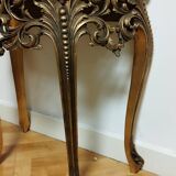 Half-moon side table