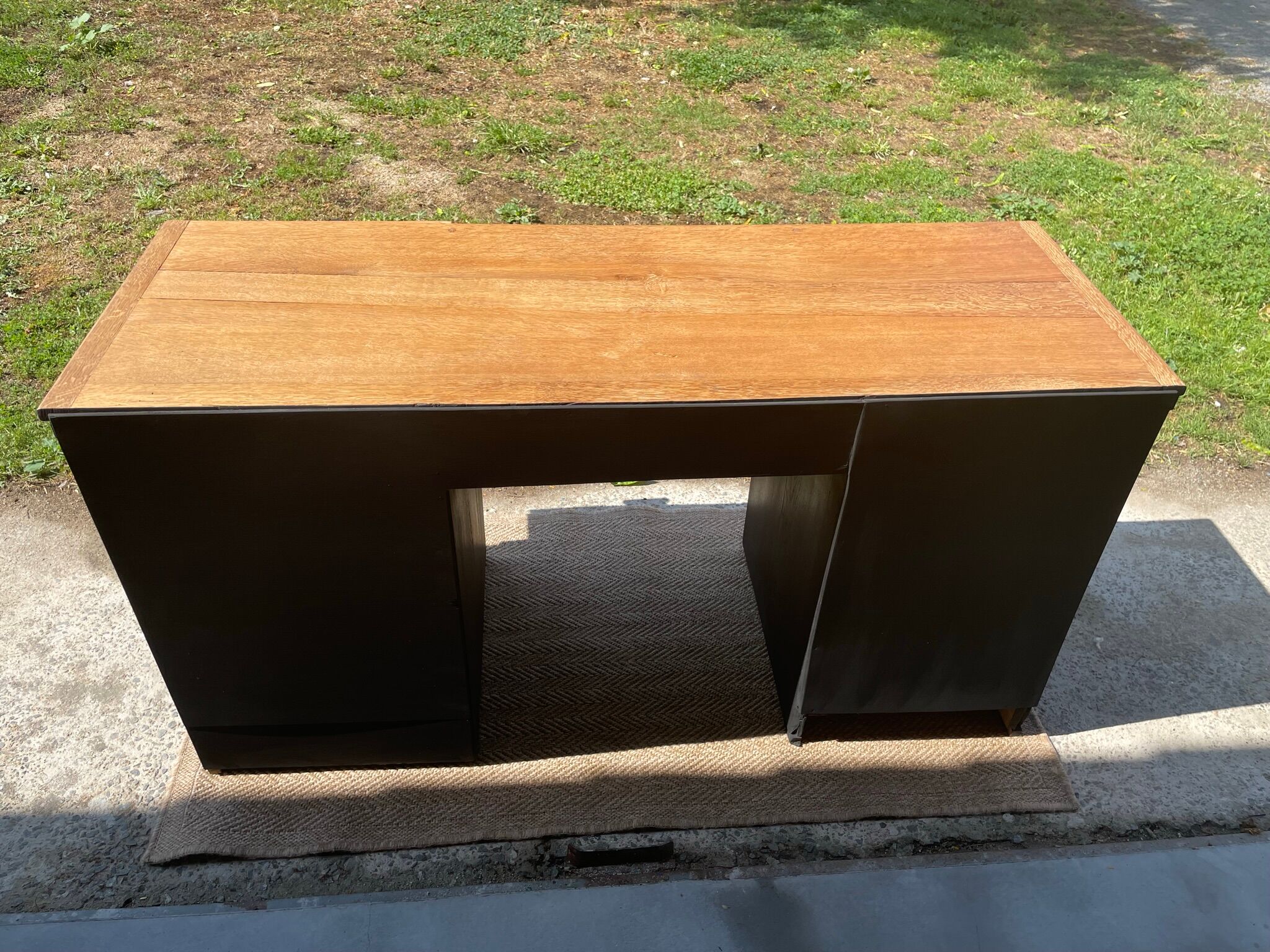 Restored oak desk