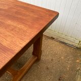 Dining farm table 250cm solid oak 1980