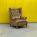 Vintage Handmade Chesterfield Recliner Armchair