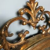Old round mirror 50x62cm