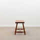 Banc brutaliste en bois France années 70