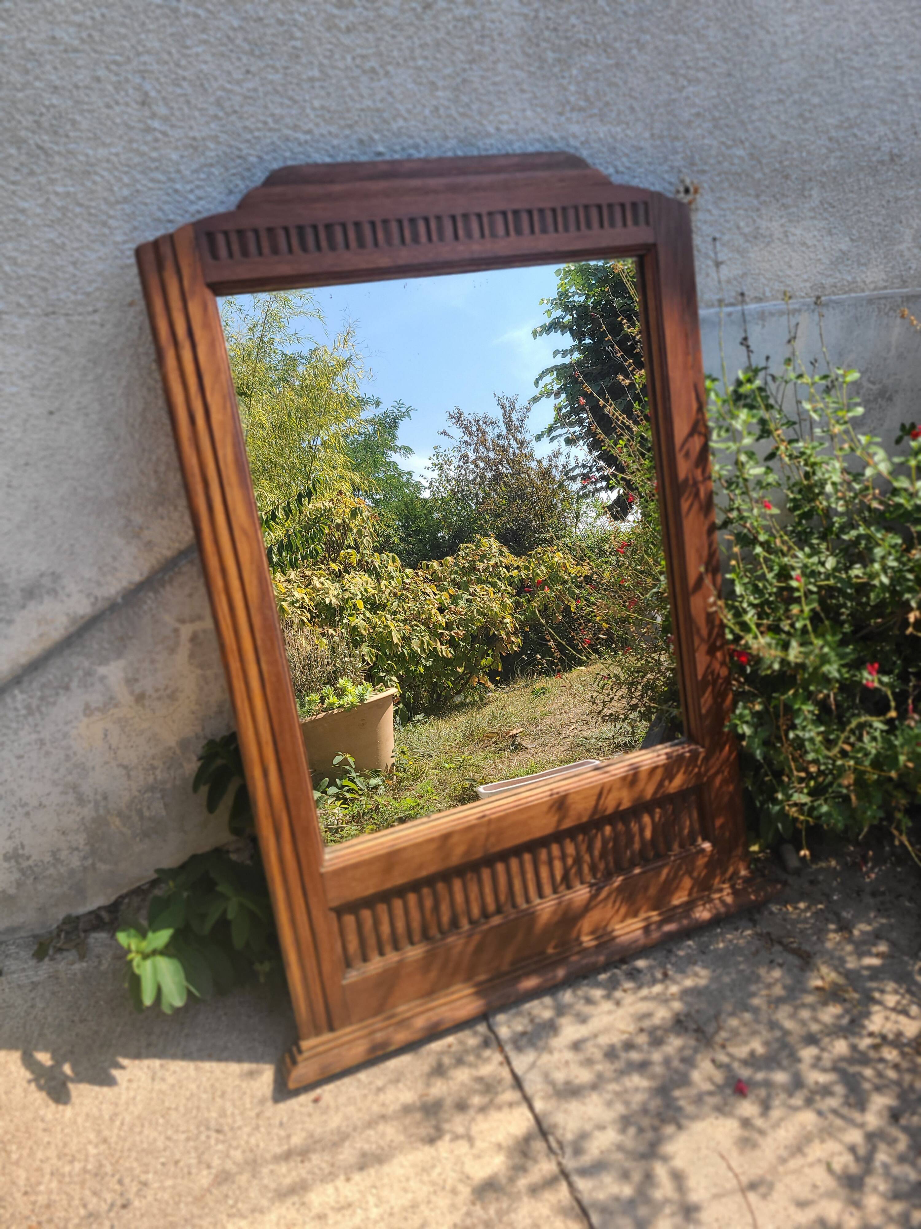 Art deco mirror trumeau old 1930