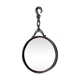 Miroir brutaliste métal et chaîne 1950