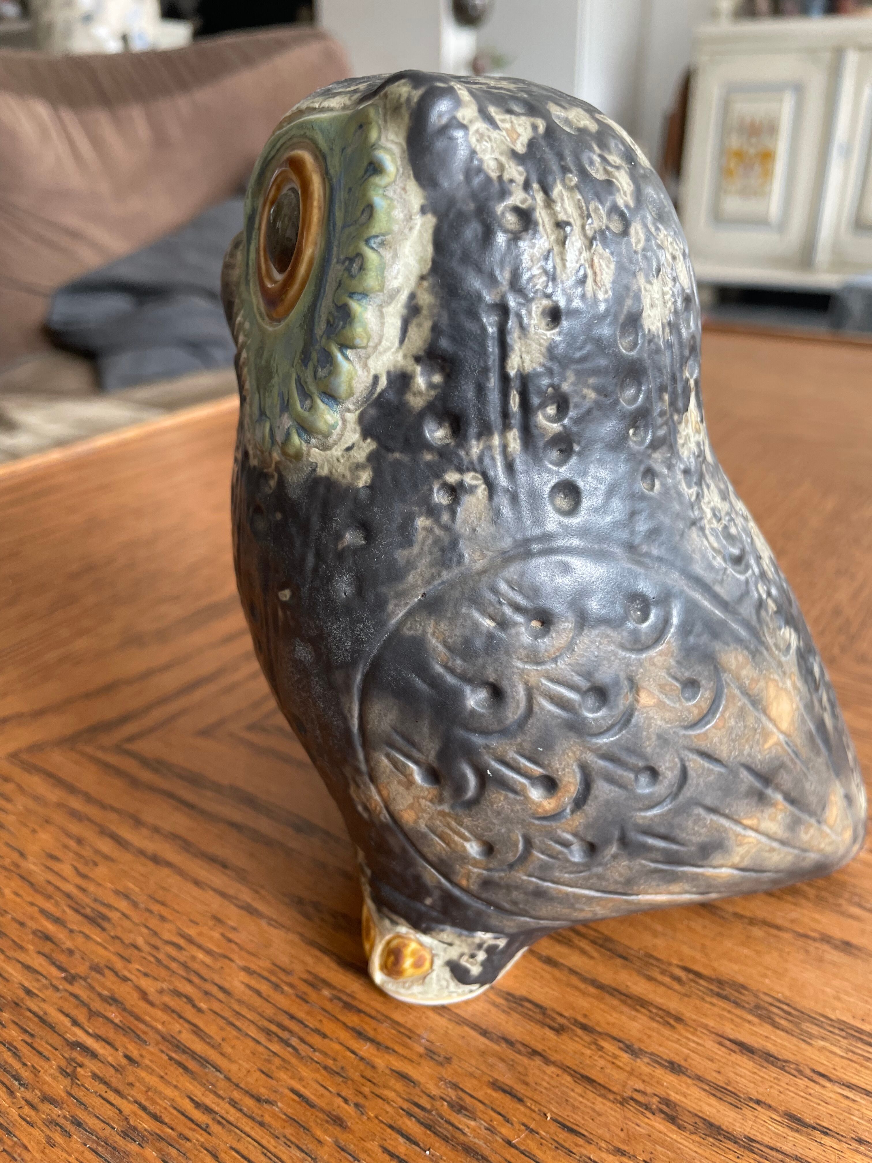 Lladro ceramic owl statuette by Antonio Ballester