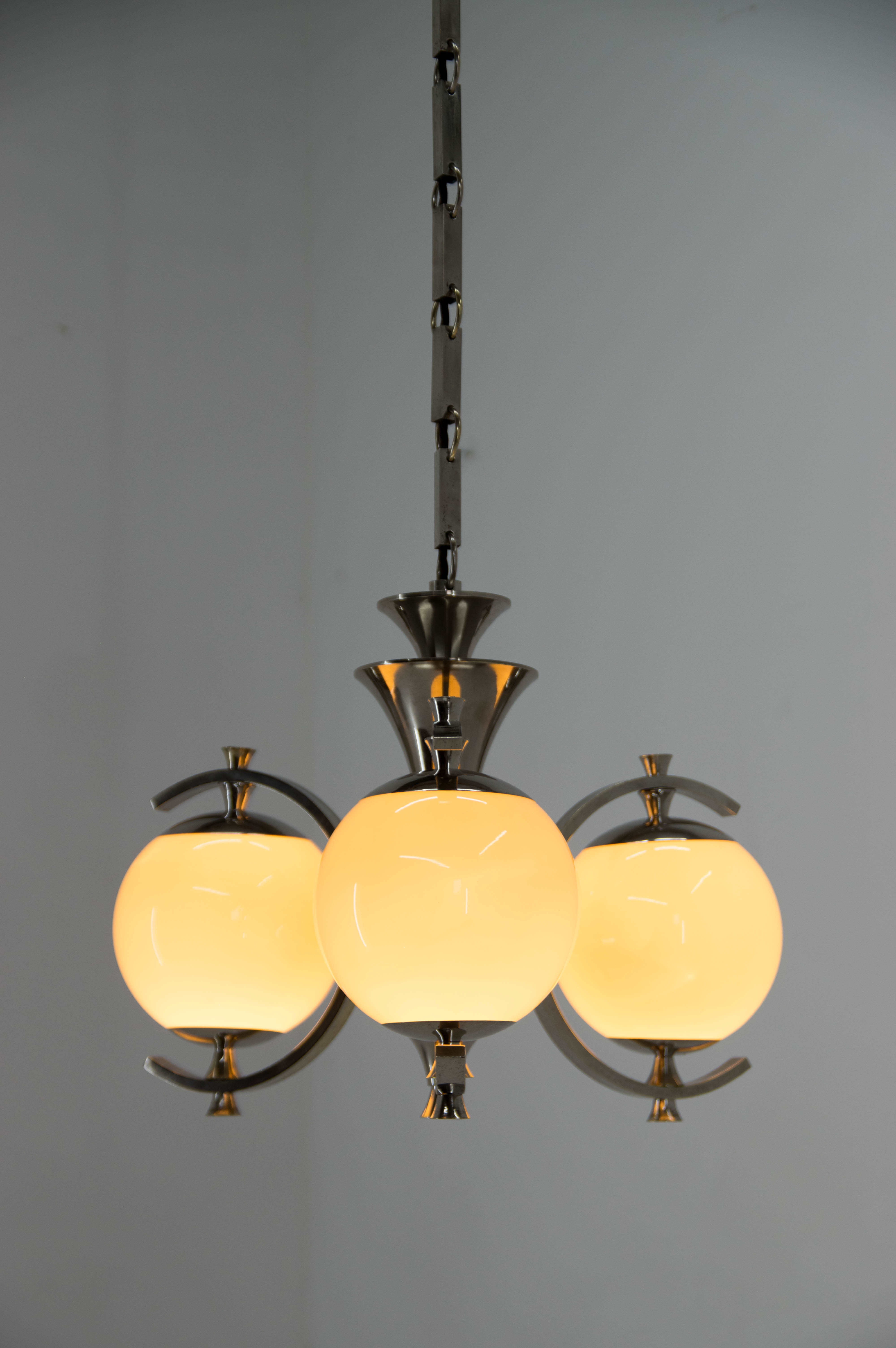 Rondocubist chandelier, 1930