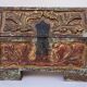 Neoghotic box carved wood inspiration renaissance xx eme polychrome