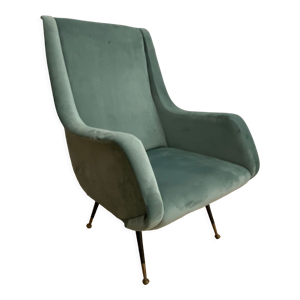 fauteuil italien en velours