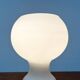 Vintage minimalist glass table lamp from the space age by Jean Paul Edmonds Alt for Philips, 1970s.