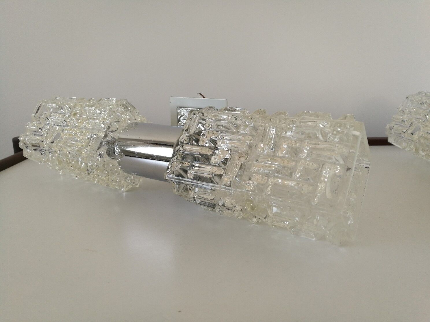Pair of  wall light Targetti Sankey vintage 70