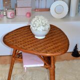 Table tripod pick, rattan
