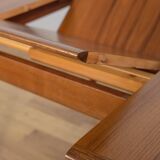Mid-Century Teak Danish Round Dining Table, 1970s