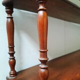 Mahogany wall shelf