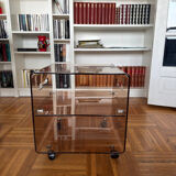 Smoked Plexiglas coffee table