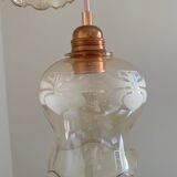 Pastel waterfall pendant light