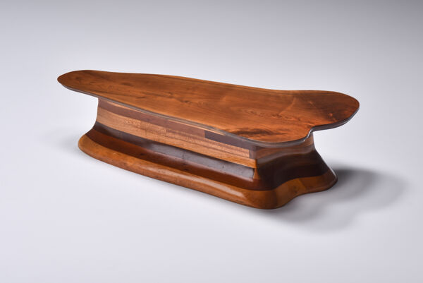 table basse en bois massif Mid-Century Modern Era USA - années 1970