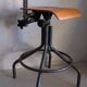 Adjustable industrial architect's workshop chair – 1960s