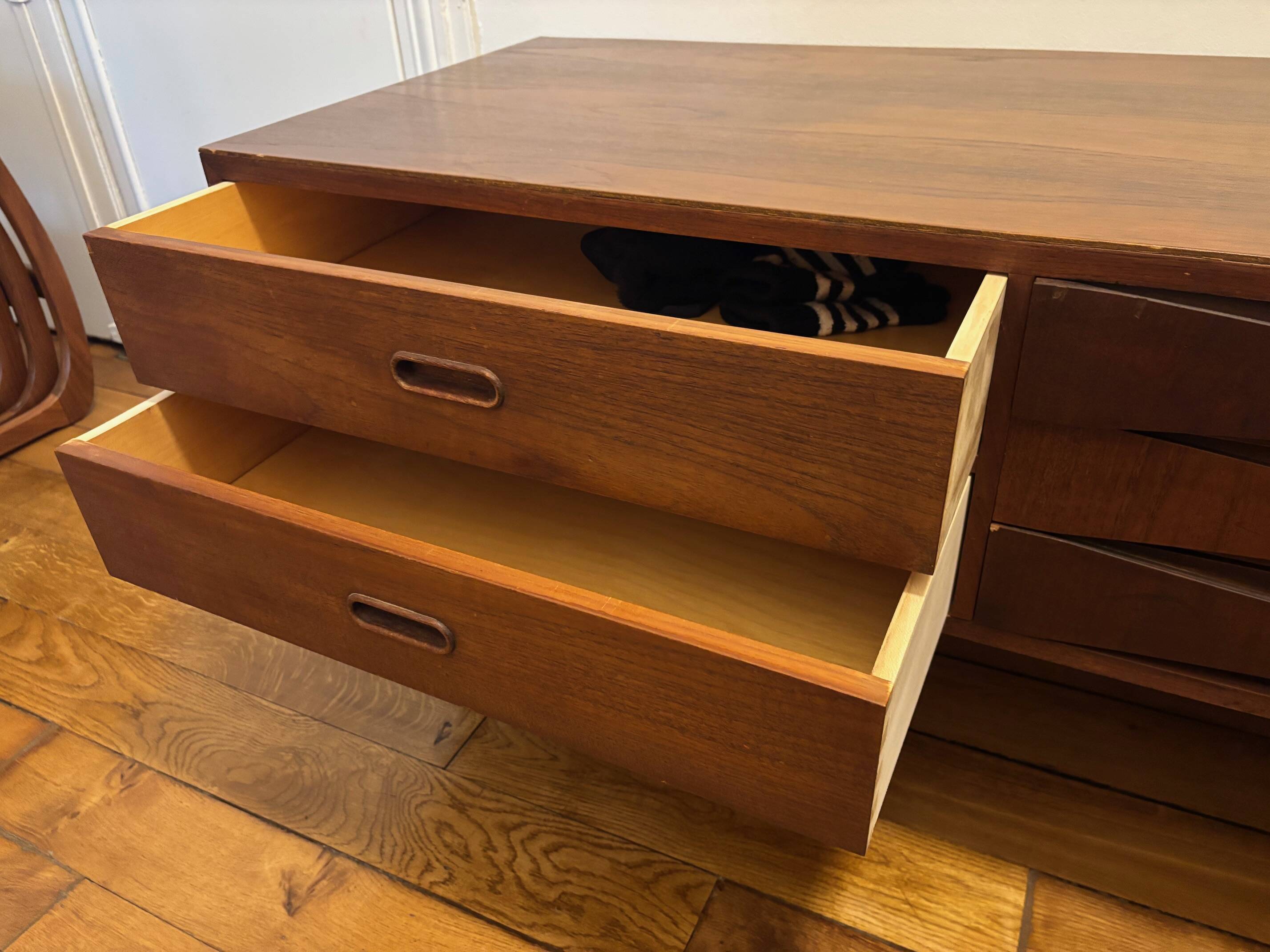 Enfilade vintage scandinave en teck 1960/1970