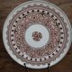 Old 26cm dish in Terre de Fer earthenware from Longwy, Henri II model