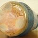 Signed blue sandstone pitcher