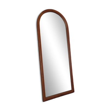Large Cathedral Teak Mirror by Kai Kristiansen for Vildbjerg Møbelfabrik, 1960s