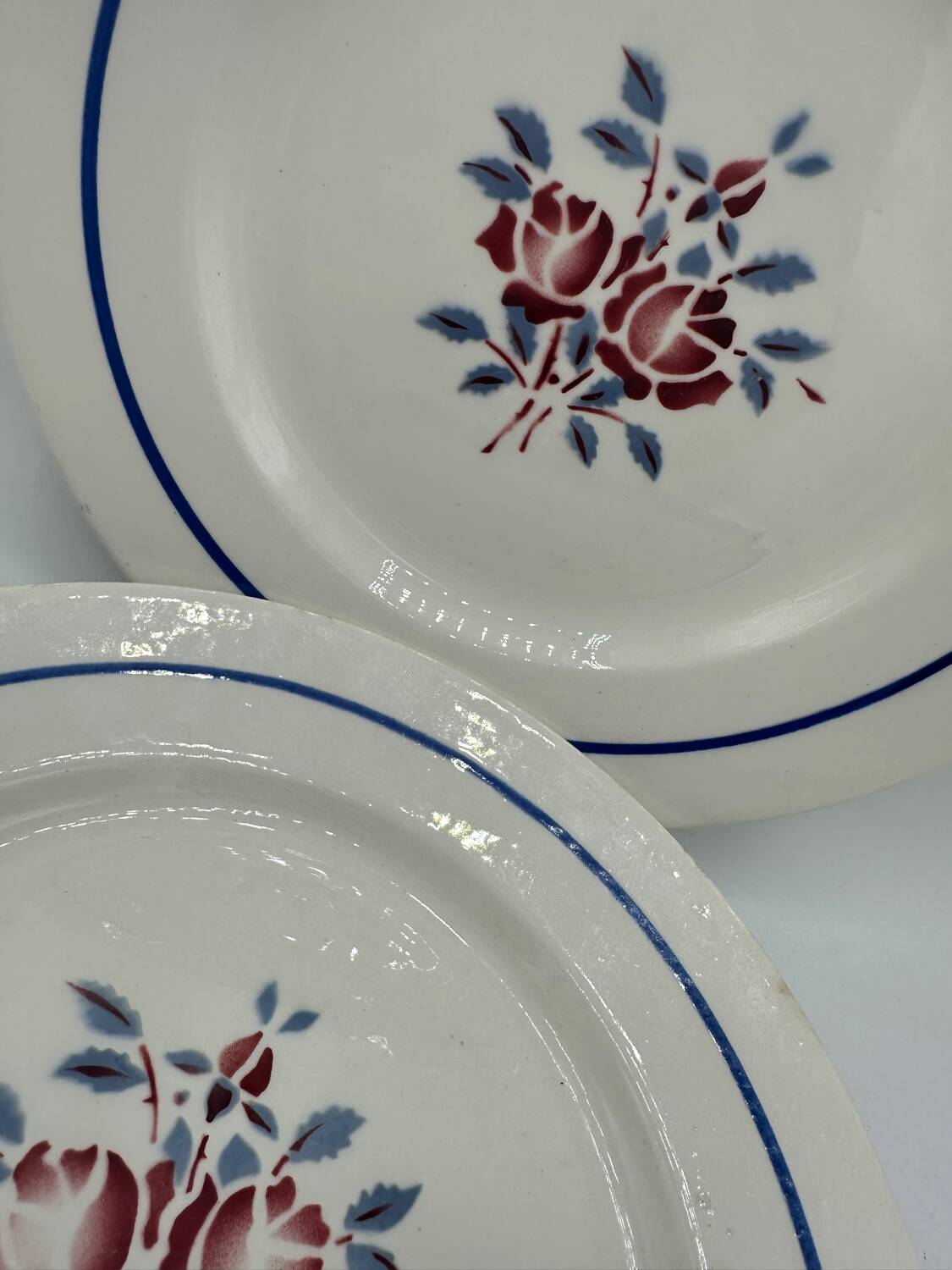 Lot vintage plate