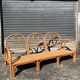 Vintage bamboo rattan sofa