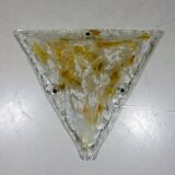 Large glass wall & ceiling lamp, 1960’s