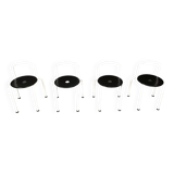 Chaises de salle à manger postmodernes de Pietro Arosio pour Airon, 1980