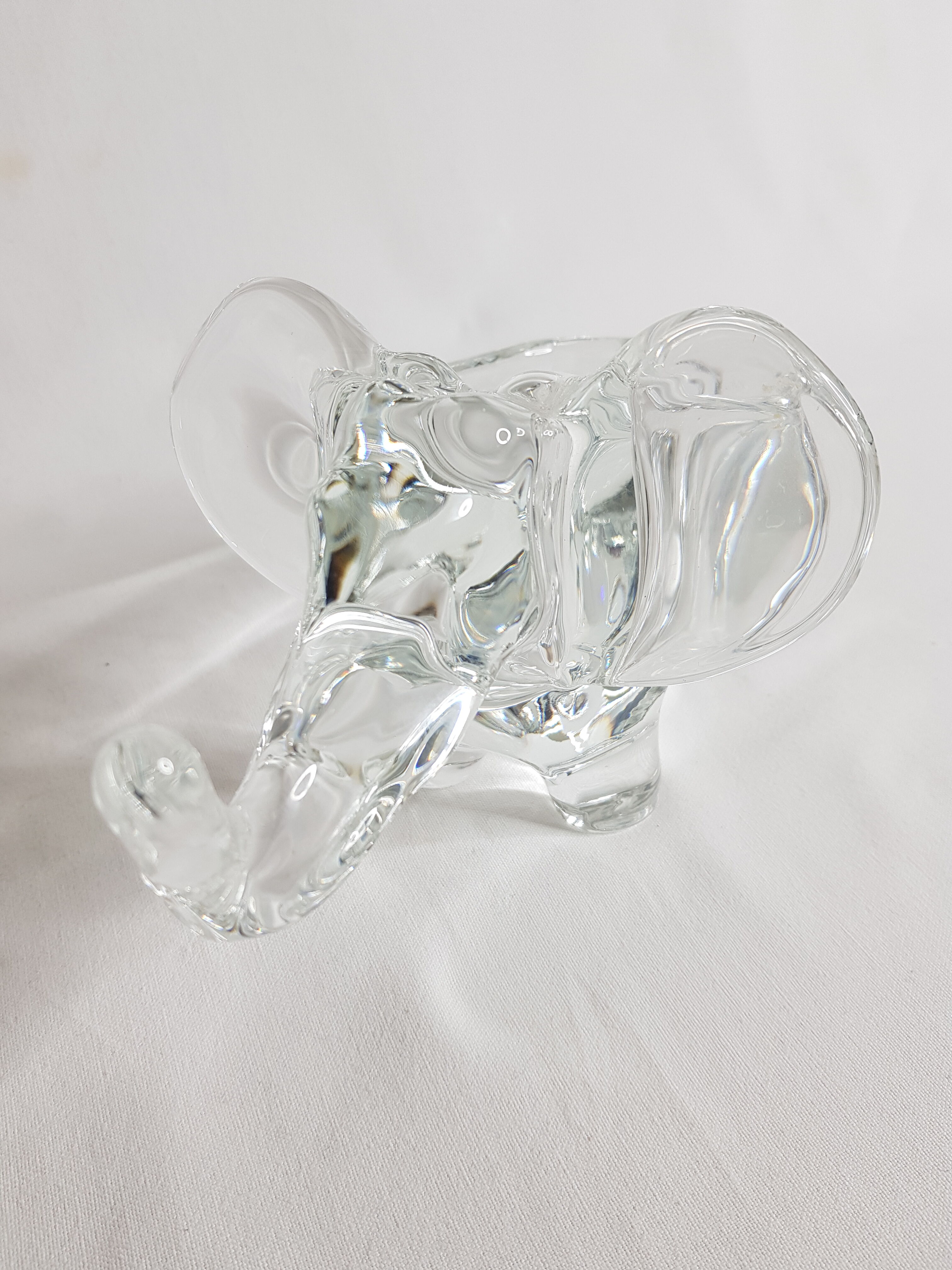 Catchall "Elephant" in crystal "Art Vannes France"