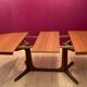 Rosewood dining table has 2 lengths Baumann Scandinavian style M-belfabrik
