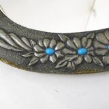 Oval Flower Mirror