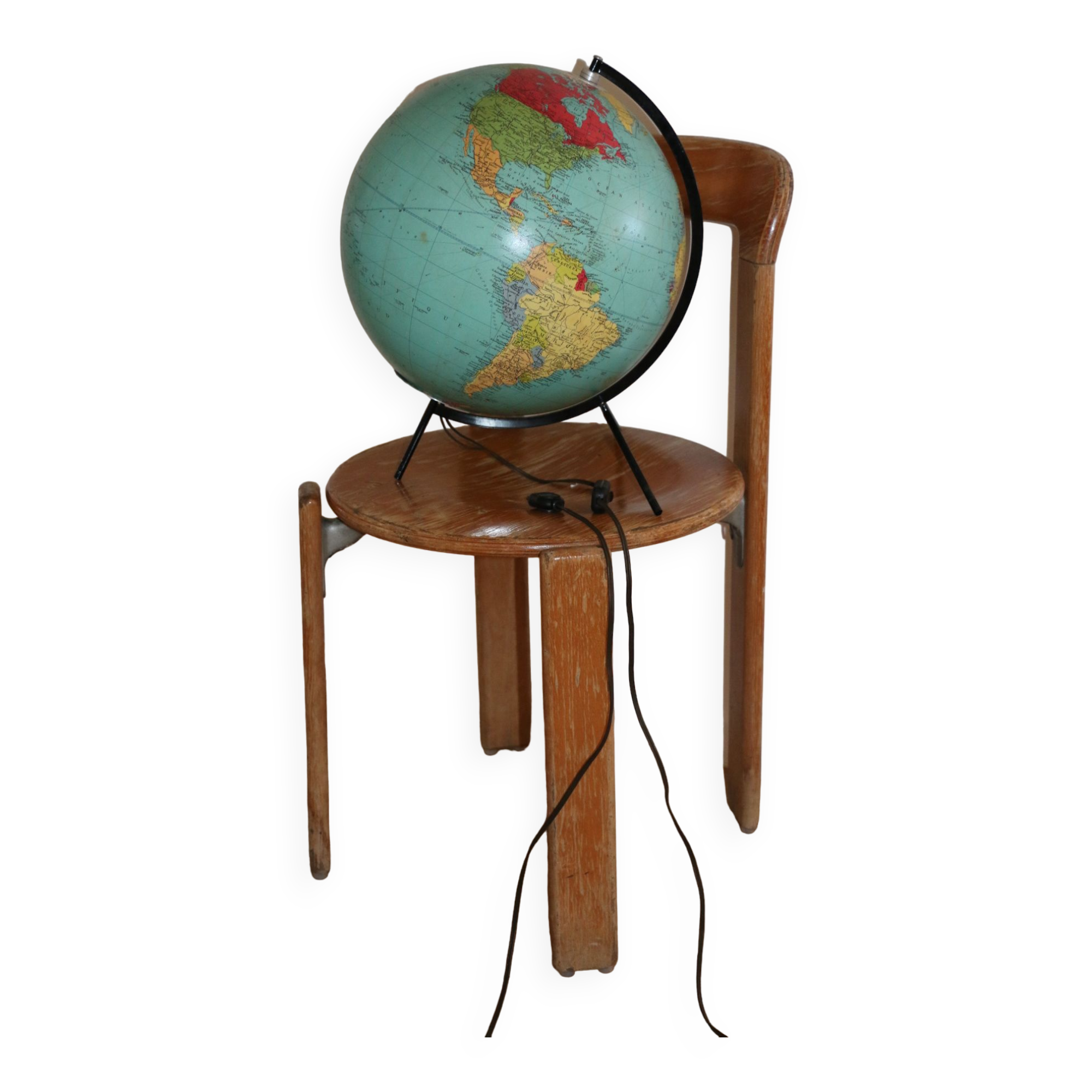 Luminous globe XXL TARIDE glass 1967